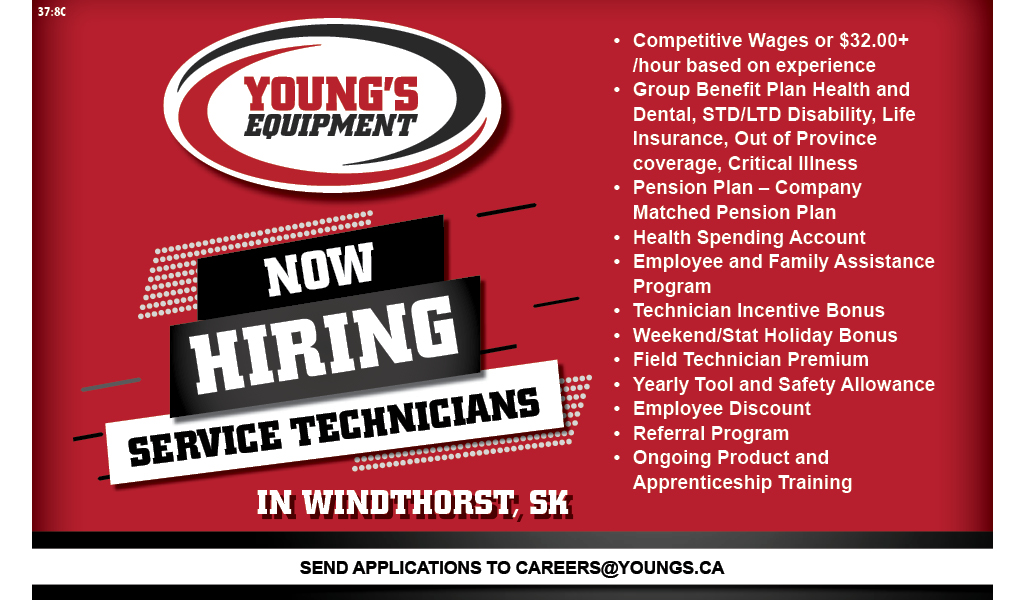 Young's Equipment - Windthorst - Service Technicians 